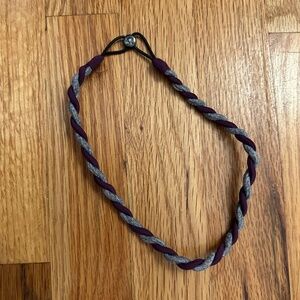 Lululemon Braided Headband Purple & Gray